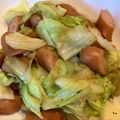 かとりーな♪'s cooksnap of when they made キャベツとウインナーのガリバタ炒め.