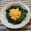 ﾁｲﾁｬﾝﾏﾏ's cooksnap of when they made ふわふわ玉子とほうれん草.