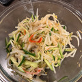 haruao☆'s cooksnap of when they made もやしときゅうりの中華サラダ.