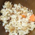 おにもつちゃん's cooksnap of when they made 真鯛のアラと舞茸の炊き込みごはん.