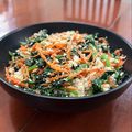 Superlittleboo's cooksnap of when they made 幼児食にも★ほうれん草と人参の白和え.