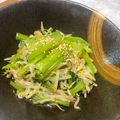 Ｒ's cooksnap of when they made 【簡単・常備菜】もやしと小松菜のナムル.