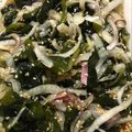 ちゃっちゅー's cooksnap of when they made わかめと新玉ねぎのさっぱりおひたし.