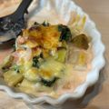 miiyan＊'s cooksnap of when they made お餅とたらこのグラタン.