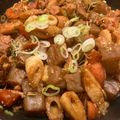 やこちゃん's cooksnap of when they made 鶏肉とこんにゃくと根菜の味噌煮.