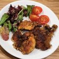min☆___'s cooksnap of when they made 鶏肉のカレー竜田揚げ.