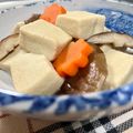 よしよしのキッチン☆'s cooksnap of when they made ☆高野豆腐としいたけの煮物☆.