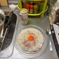 ニッシーマン's cooksnap of when they made 冷ご飯で♪簡単カルボナーラ風リゾット　.