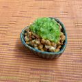 島子☆'s cooksnap of when they made 納豆にすり下ろし胡瓜で爽やかに♪.