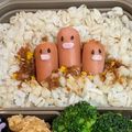 ☆コレット★'s cooksnap of when they made 簡単ポケモンキャラ弁！ダグトリオ.