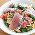 みみっこ♪'s cooksnap of when they made 簡単♡トマトと生ハムの冷製パスタ.
