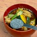 島子☆'s cooksnap of when they made スープに擦り胡麻～♪♪.