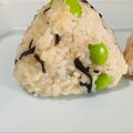 にゃつめ〜's cooksnap of when they made 塩こんぶと枝豆のおにぎり.