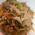 なおすけ151a's cooksnap of when they made 豚こまチャプチェ。かさ増しの定番。.
