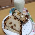 よちりん's cooksnap of when they made チーズクリームサンドトースト❤.