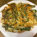 bambi0415's cooksnap of when they made 嘘みたいに美味しい！もやしチーズチヂミ☆.