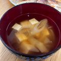 mantacarp's cooksnap of when they made 豆腐と長ねぎの味噌汁.