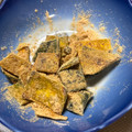 あやとムーのママ's cooksnap of when they made かぼちゃの皮でおやつ♡.