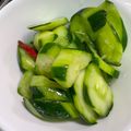☆あさ's cooksnap of when they made 胡瓜の浅漬け 簡単です！♪.