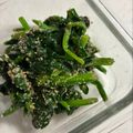 ｂｅｒｒｙ＋'s cooksnap of when they made 簡単！シンプル「ほうれん草の胡麻和え」.