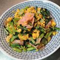 虹七†にな's cooksnap of when they made ☆小松菜と卵の炒め物☆.