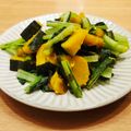 かなりんココりん's cooksnap of when they made 小松菜とかぼちゃのバター炒め.