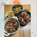 ルぴあ's cooksnap of when they made きのこトマト牛肉炒め煮丼 お弁当にも.
