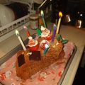 Yossiesdad's cooksnap of when they made ⁂クリスマスに☆ブッシュドノエル⁂.