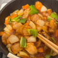 たーちゃん's cooksnap of when they made フライパンひとつで簡単☆揚げない酢鶏.