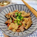 在宅勤務のおじさん's cooksnap of when they made 焼豚を使って☆簡単！炊飯器で中華おこわ♪.