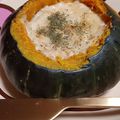クックUH3NVG☆'s cooksnap of when they made 坊ちゃん南瓜の丸ごと豆乳クリームグラタン.