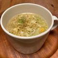 NaseOrchid's cooksnap of when they made 食べるスープ『ブロッコリーとコーンと卵』.