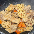 ハルジオ's cooksnap of when they made れんこんと豚肉の甘辛炒め.