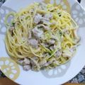 たけ2023's cooksnap of when they made 白菜と豚バラ肉で✤味噌クリームパスタ.