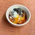 島子☆'s cooksnap of when they made 温玉キムチにすりごま♪.