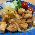 あきママちょん♪'s cooksnap of when they made ■厚切り豚肉の甘辛粒マスタード丼■.