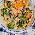 tecalin's cooksnap of when they made 簡単美味しい！鮭としめじのマヨソース和え.