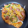 ぽにょみか。's cooksnap of when they made 強力粉で作れる☆簡単ピザ生地.