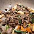 umerider's cooksnap of when they made 牛肉とアスパラのオイスター炒め.