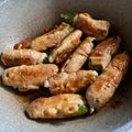 クック926UMU☆'s cooksnap of when they made ピーマンの肉巻き.