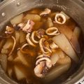 クック4S1NRW☆'s cooksnap of when they made 定番で簡単！イカと大根とこんにゃくの煮物.