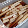 まめたん's cooksnap of when they made 我家の常備菜「ごぼうのピリ辛漬け」.
