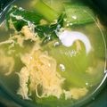 蜂蜜きなこ's cooksnap of when they made チンゲン菜と玉子の中華スープ.