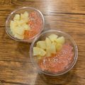 ﾌｧｰﾌｧﾁｬﾝ's cooksnap of when they made ひな祭りに！ミルクプリン♡桃ゼリーのせ.