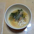 ラリー＆サラ's cooksnap of when they made 大根 人参 小松菜の味噌汁^^.