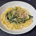 l I's cooksnap of when they made 簡単！パスタ定番！カルボナーラ.