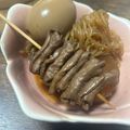 ゆらまっくす's cooksnap of when they made 【おでん】豚もつ串の作り方.