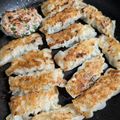 ▽▲まゆ▲▽'s cooksnap of when they made 包まないで簡単♪しそたっぷり棒餃子.