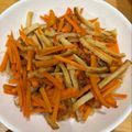 ママメイン！時々子供's cooksnap of when they made とにかく簡単☆ニンジンとチクワのきんぴら.