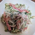 たまみふこ's cooksnap of when they made カニカマときゅうりのからしマヨサラダ.